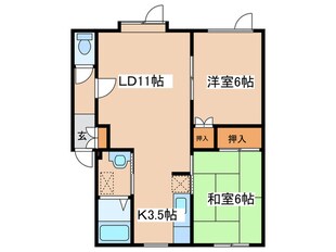 コ－トソアラの物件間取画像